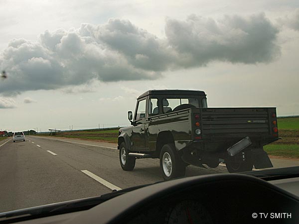 Land Rover Defender Rear View