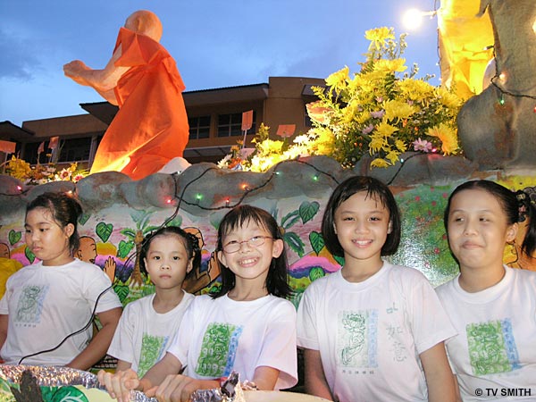 Wesak Day Procession Floats